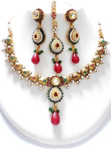 Polki Necklace Set